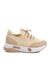 Beige Anorak Stoned Womens Casual Shoes 702465 Z