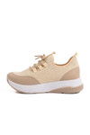 Beige Anorak Stoned Womens Casual Shoes 702465 Z