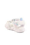 White Velcro Lighted Girls Sandals 018129 P