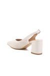 White Womens Evening Shoes PC-54727 Z