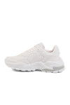White Leather Lace-Up Womens Sneakers 159 G