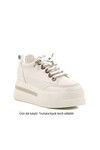 NARROW MOLD White High Sole Womens Sneaker 25Y492 Z NARROW MOLD