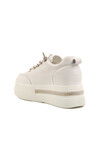 NARROW MOLD White High Sole Womens Sneaker 25Y492 Z NARROW MOLD