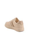 Beige Lace-Up Unisex Skin Sneakers 163 G