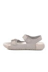 Gray Velcro Lightweight Girls Sandals BN-1419 F