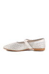 Silver Stone Textile Womens Ballerinas 038 Z
