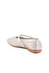 Silver Stone Textile Womens Ballerinas 038 Z