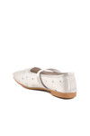 Silver Stone Textile Womens Ballerinas 116 Z