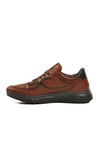 Brown Genuine Leather Orthopedic Mens Casual Shoes 28840 M