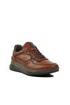 Brown Genuine Leather Orthopedic Mens Casual Shoes 28840 M