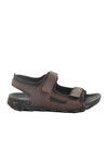 Brown Velcro Mens Sports Sandals PC-7242 M