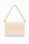 Cream Patent Leather Womens Shoulder Bag 930106