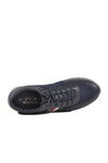 Navy Blue Mesh Memory Foam Mens Sneakers M-21092 M