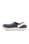 Navy Blue Light Eva Mens Sabo Slippers Cat M