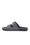 Navy Blue Velcro Large Size Mens Slippers PC-7039 M