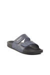 Navy Blue Velcro Large Size Mens Slippers PC-7039 M