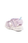 Lilac Velcro Lighted Baby Girl Sandals 018129 B