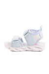 Blue Velcro Lighted Baby Girl Sandals 018129 B