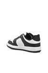 Black and White Lace-Up Boys Sneakers Haykat Short G