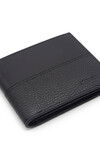 Black Genuine Leather Mens Wallet 22065