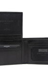 Black Genuine Leather Mens Wallet 2243