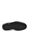Black Genuine Leather Orthopedic Mens Casual Shoes 20063 M