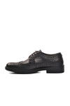 Black Genuine Leather Orthopedic Mens Classic Shoes 3912 M