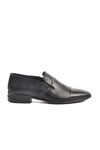 Black Genuine Leather Mens Classic Shoes 70555 M