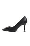 Black Thin Heeled Womens Evening Shoes PC-54025 Z