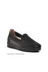 WIDE MOLD Black Gel Sole Anatomic Womens Casual Shoes 215 Z