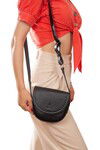 Black Womens Crossbody Bag IM455-4