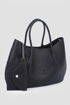 Black Womens Hand and Shoulder Bag IM576