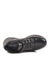 Black Genuine Leather Anatomic Womens Casual Shoes Z010 Z