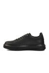 WIDE MOLD Black Rubber Laced Mens Casual Shoes 404 M