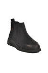 Black Nubuck Genuine Leather Mens Chelsea Boots 260042 M