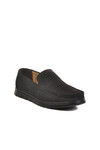 Black Nubuck Genuine Leather Gel Sole Anatomic Mens Casual Shoes Gmz 005 M