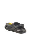 Black Eva Lightweight Girls Sabo Slippers 303 F