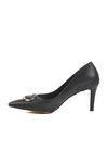 Black Thin Heeled Womens Evening Shoes PC-54506 Z