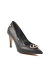 Black Thin Heeled Womens Evening Shoes PC-54506 Z