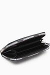 Black Textile Womens Wallet 920004