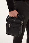 Black Mens Clutch Hand and Shoulder Bag 01PC001423