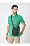 Black Mens Clutch Hand and Shoulder Bag 01PC002013