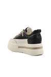 Black High Sole Womens Sneaker 25Y492 Z NARROW MOLD
