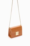 Tan Patent Leather Womens Shoulder Bag 930106