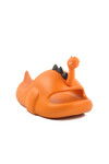 Orange Light Eva Dinosaur Figured Unisex Kids Slippers Cool PF