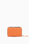 Orange Textile Womens Wallet 920003