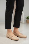 Beige Skin Light Flexible Womens Ballerinas 312456 Z