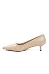 Beige Skin Light Womens Thin Low Heel Shoes 458343 Z