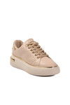 Beige Lace-Up Lightweight Womens Sneaker Lady 029 Z
