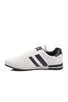 White Navy Blue Large Size Skin Mens Sneakers Omega Int M